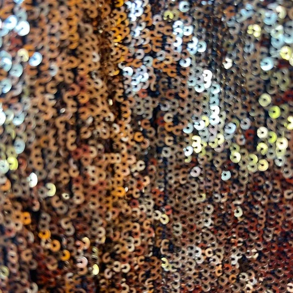 Striking NWT sequin sweetheart neckline Sz Med Anthropologie fully lined dress - Picture 8 of 14